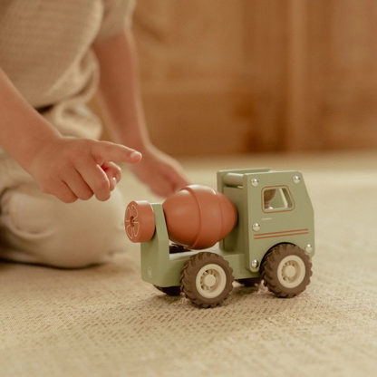 Camion toupie en bois