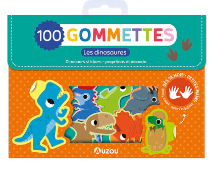 Ma pochette de 100 gommettes - Les Dinosaures