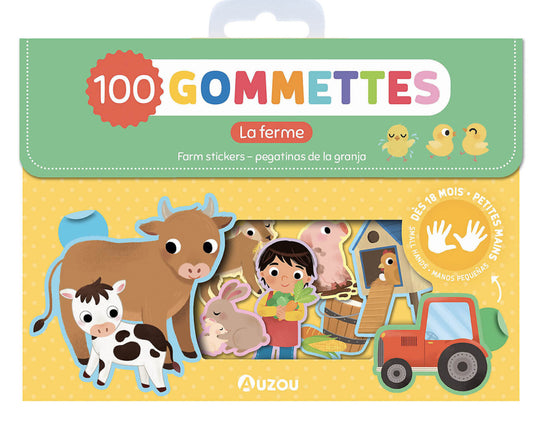 Ma pochette de 100 gommettes - la ferme