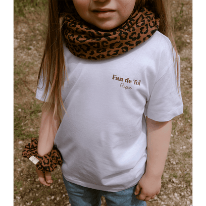 Petit Foulard - Léopard foncé