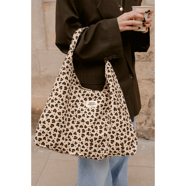 Sac ALMA Léopard Coeur - Amour Toujours