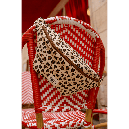 Sac banane adulte coton - Léopard coeur, Amour toujours
