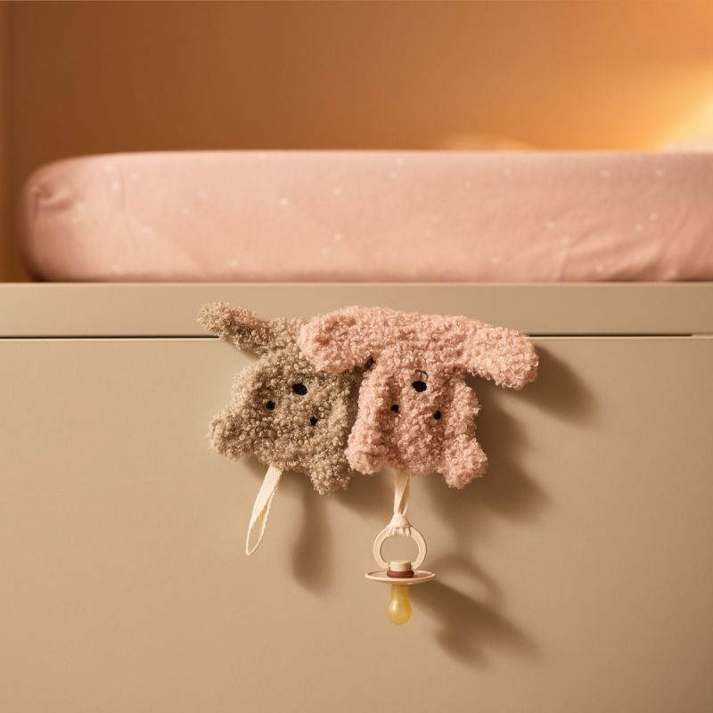 Attache Sucette - Teddy Bear olive Green