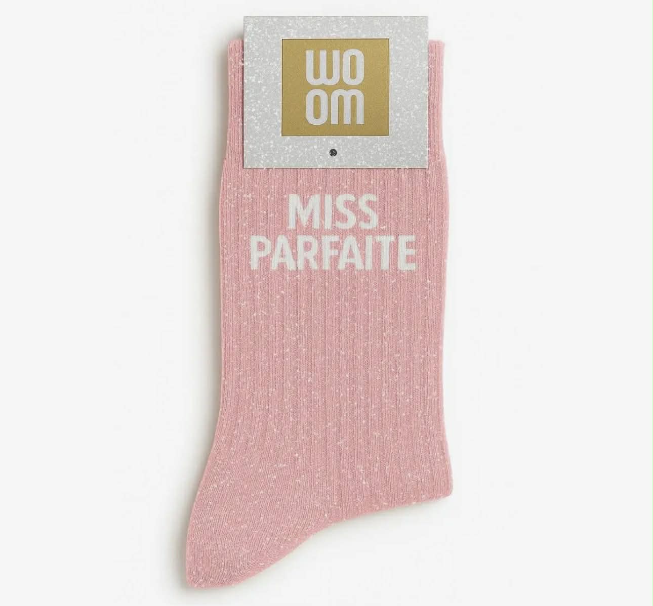 Chaussettes à paillettes - Miss parfaite rose