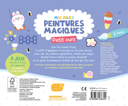 Mes jolies peintures magiques – Petit ours
