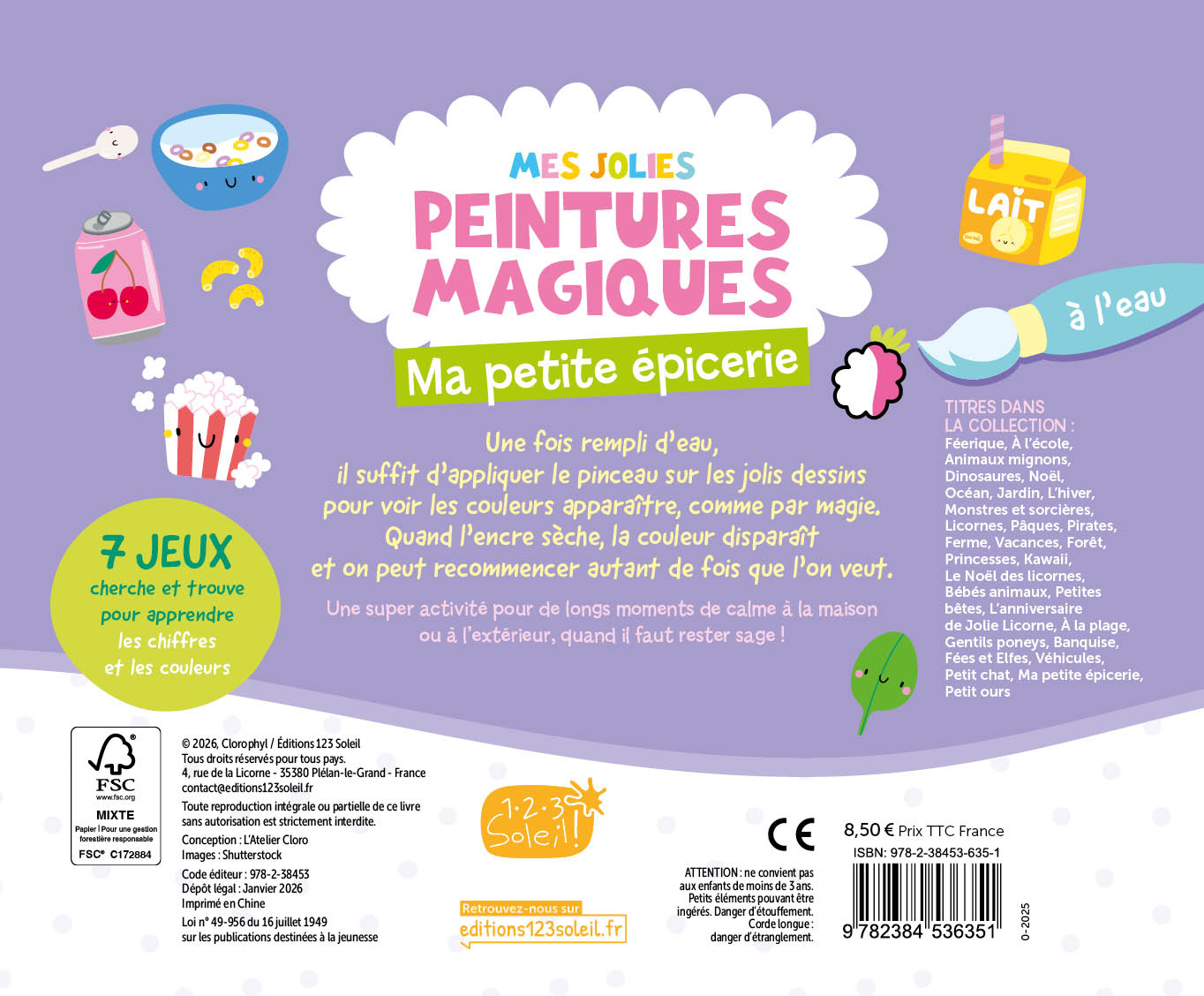Mes jolies peintures magiques – Ma petite épicerie