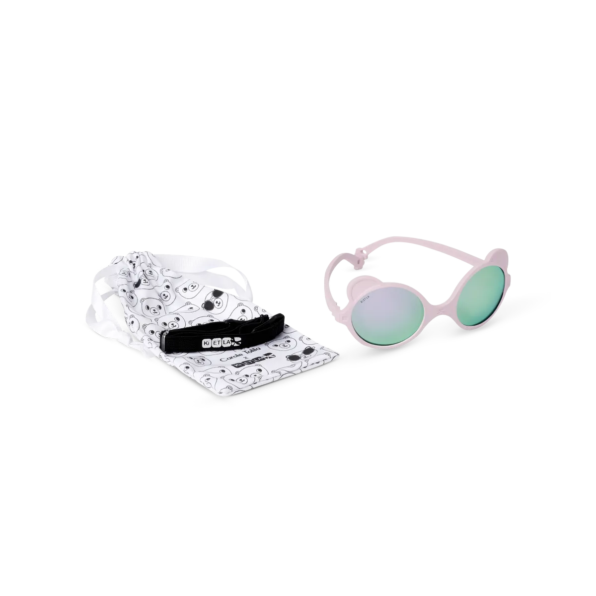 Lunettes - Ourson rose pâle (2-4ans)