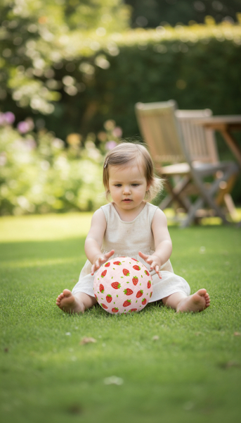 Ballon fraise 18 cm