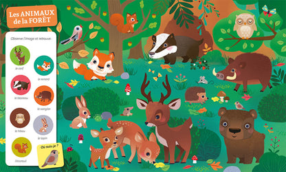 Cherche et trouve des tout-petits - chez les animaux