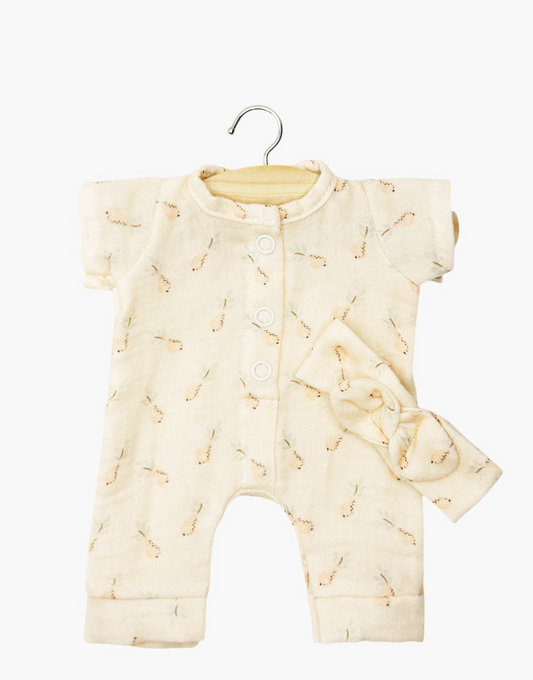 Babies – Combinaison Lili et son headband en gaze de coton Hélène