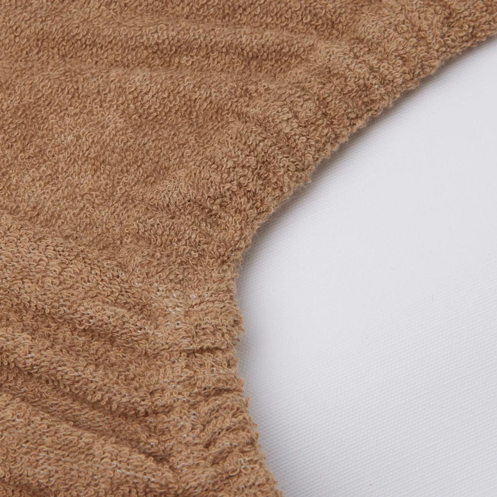Housse de matelas à langer en éponge Biscuit