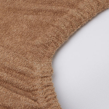 Housse de matelas à langer en éponge Biscuit