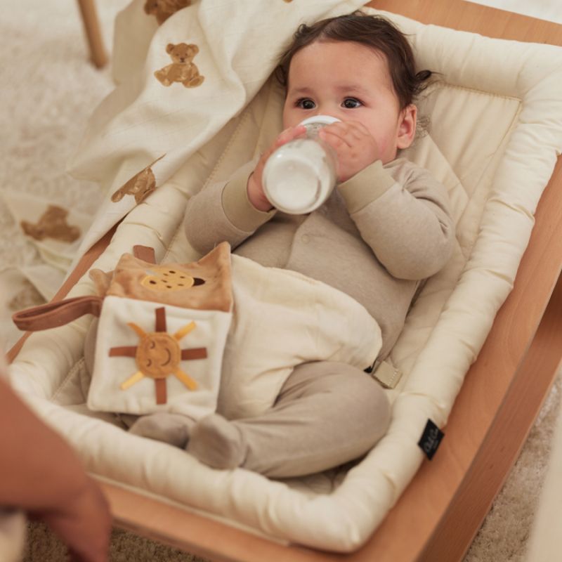 Lange Gaze de Coton 115x115cm - Teddy bear - 2 Unités
