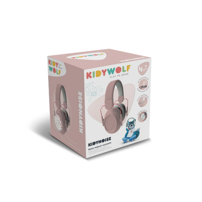 KIDYNOISE - Casque anti-bruit rose