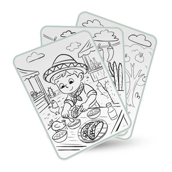 KIDYDRAW-PAD - tablette à dessin lumineuse food