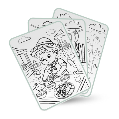 KIDYDRAW-PAD - tablette à dessin lumineuse food
