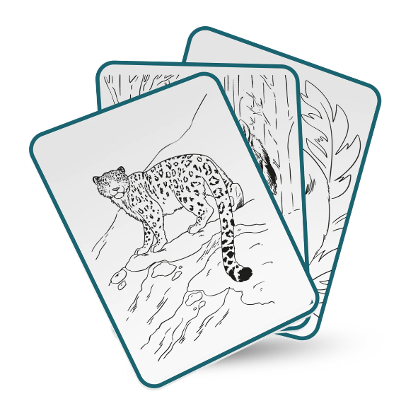 KIDYDRAW-PAD - tablette à dessin lumineuse Animaux