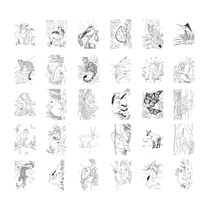 KIDYDRAW-PAD - tablette à dessin lumineuse Animaux