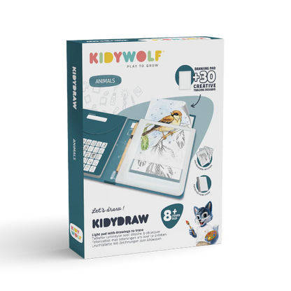 KIDYDRAW-PAD - tablette à dessin lumineuse Animaux
