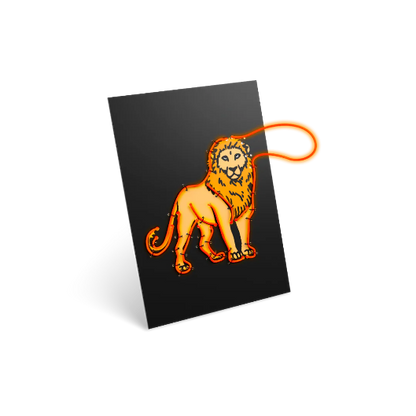 KIDYNEON - Kit pour décoration murale lumineuse animaux