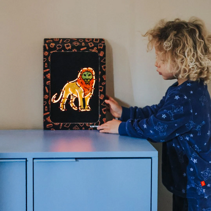 KIDYNEON - Kit pour décoration murale lumineuse animaux