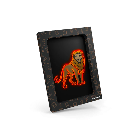 KIDYNEON - Kit pour décoration murale lumineuse animaux