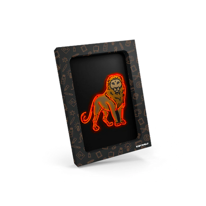 KIDYNEON - Kit pour décoration murale lumineuse animaux