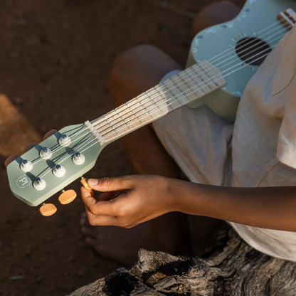 Guitare Verte en bois - Safari Friends