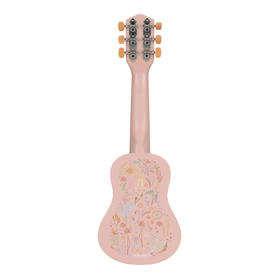 Guitare Rose en bois  - Safari Friends