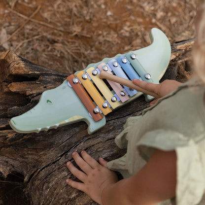 Crocodile au xylophone - safari friends