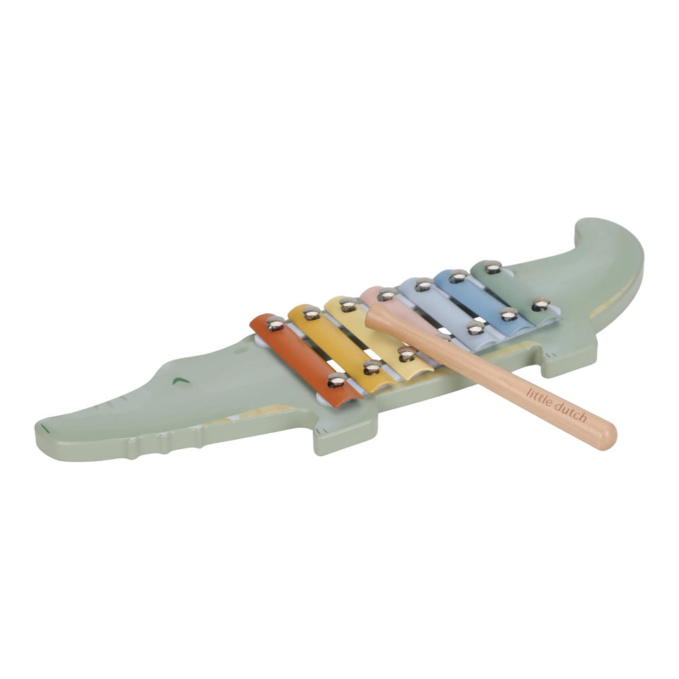 Crocodile au xylophone - safari friends