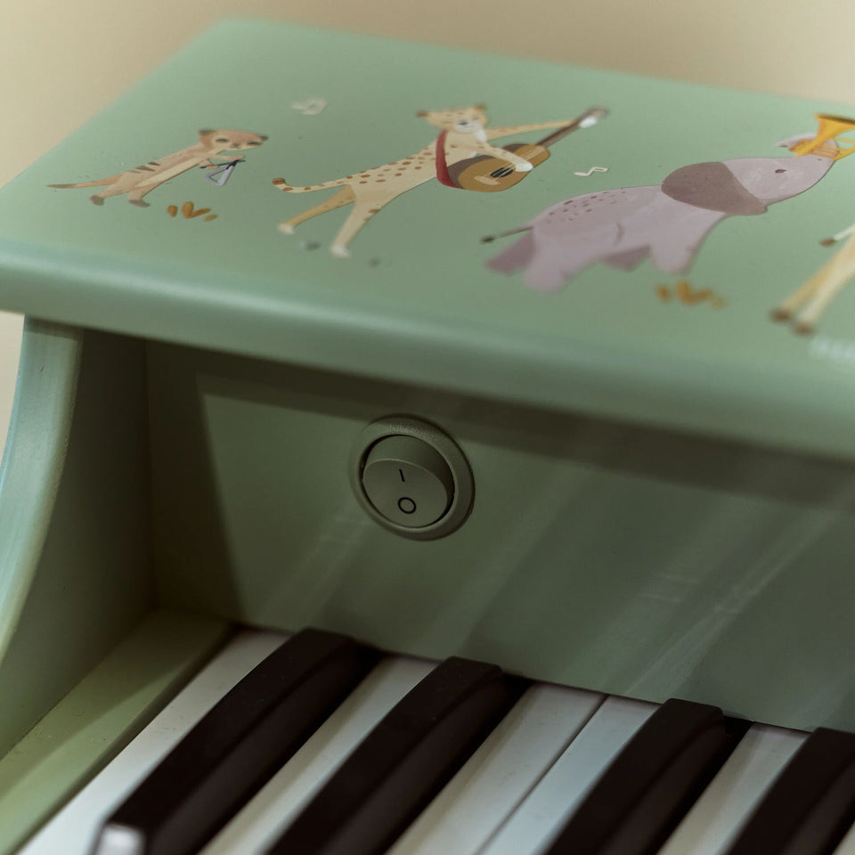 Piano en bois - Vert - Safari Friends