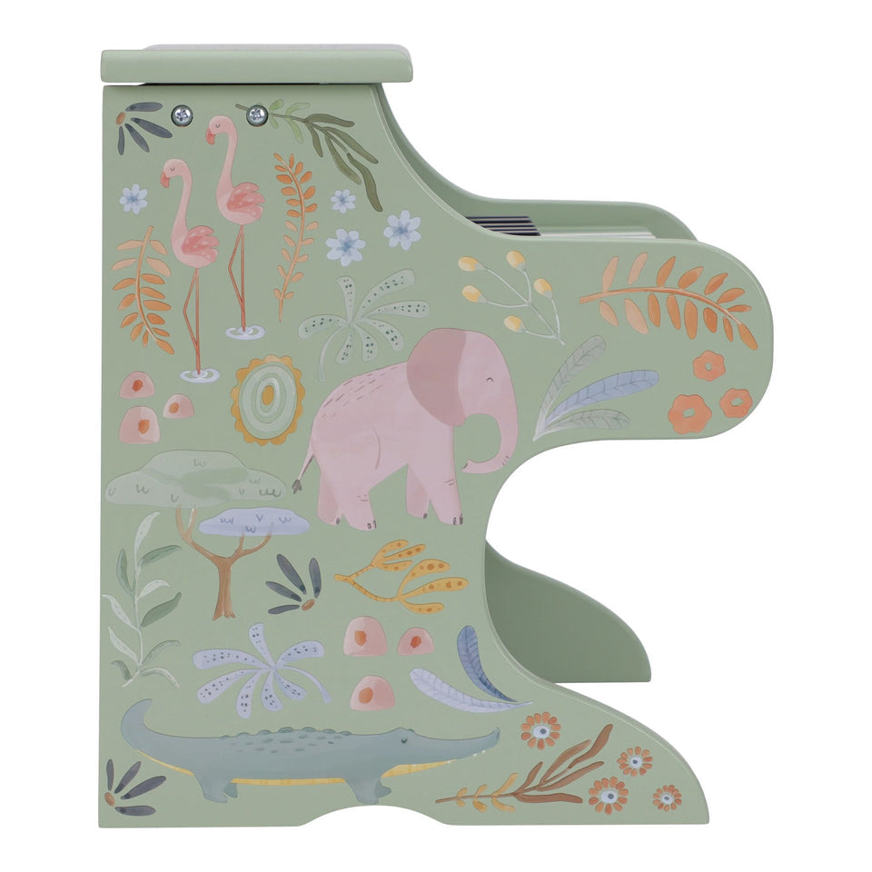 Piano en bois - Vert - Safari Friends