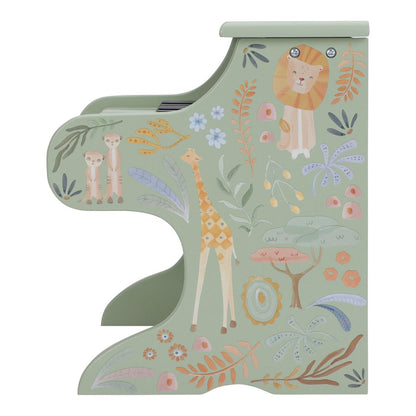 Piano en bois - Vert - Safari Friends