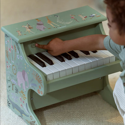 Piano en bois - Vert - Safari Friends