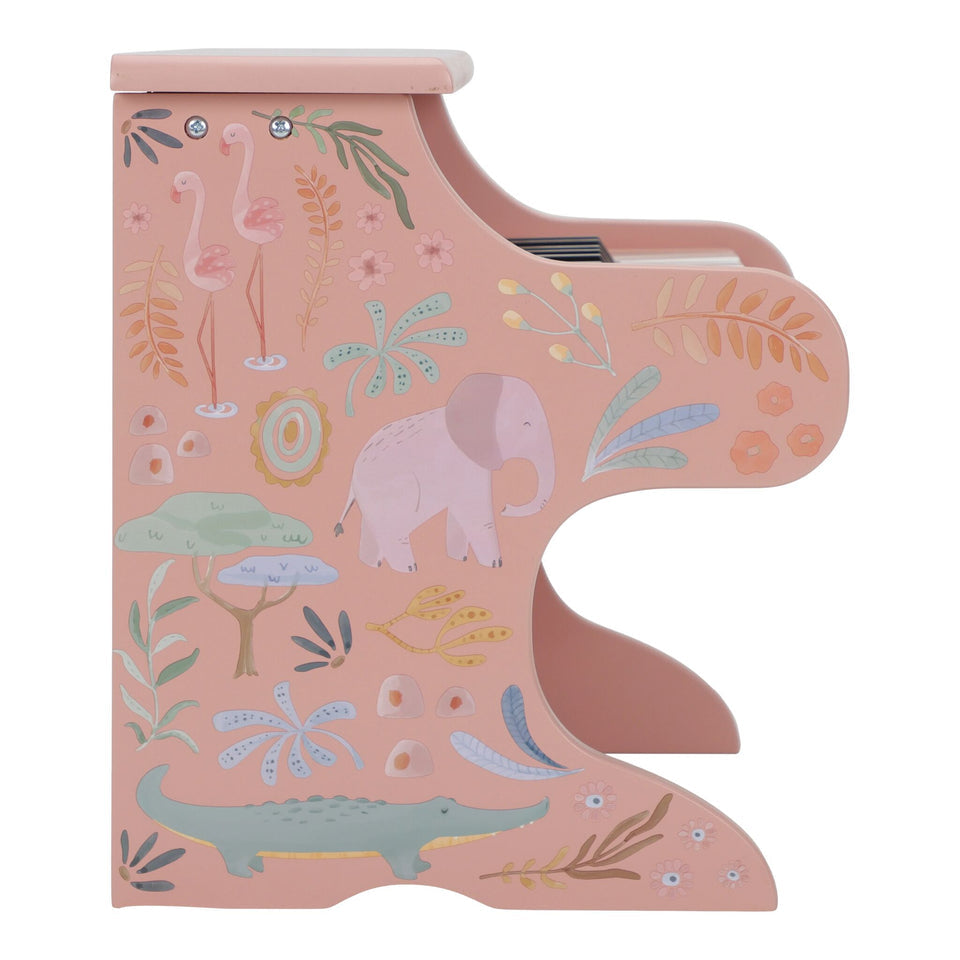 Piano en bois - Rose - Safari Friends