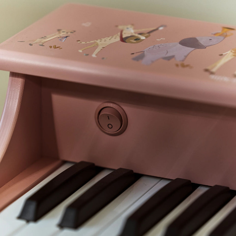 Piano en bois - Rose - Safari Friends