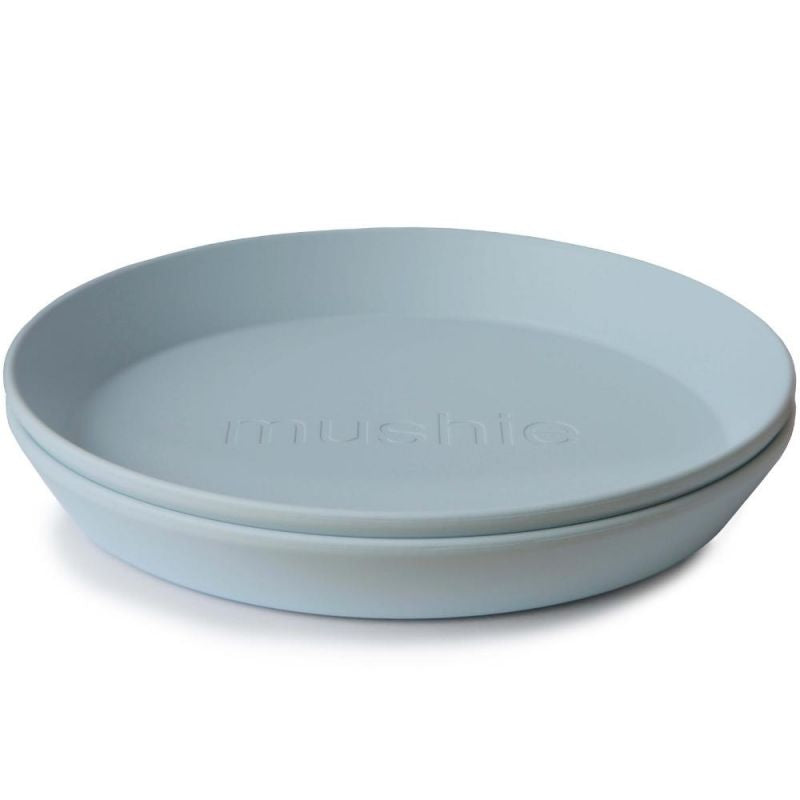 Lot de 2 assiettes rondes Powder blue
