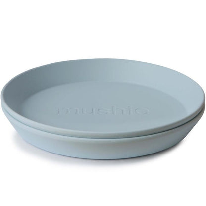 Lot de 2 assiettes rondes Powder blue