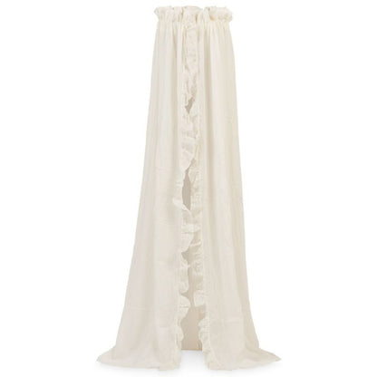 Ciel de lit vintage ruffle ivory 155 cm
