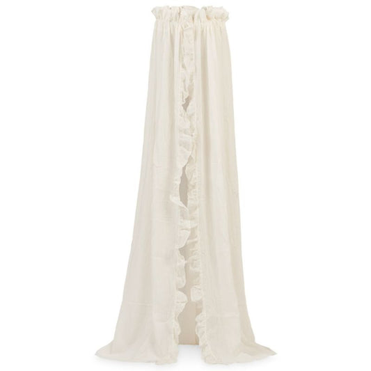 Ciel de lit vintage ruffle ivory 155 cm