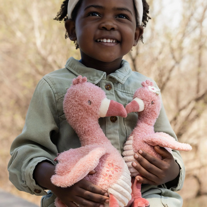Peluche Flamant rose - Rose - 35 cm