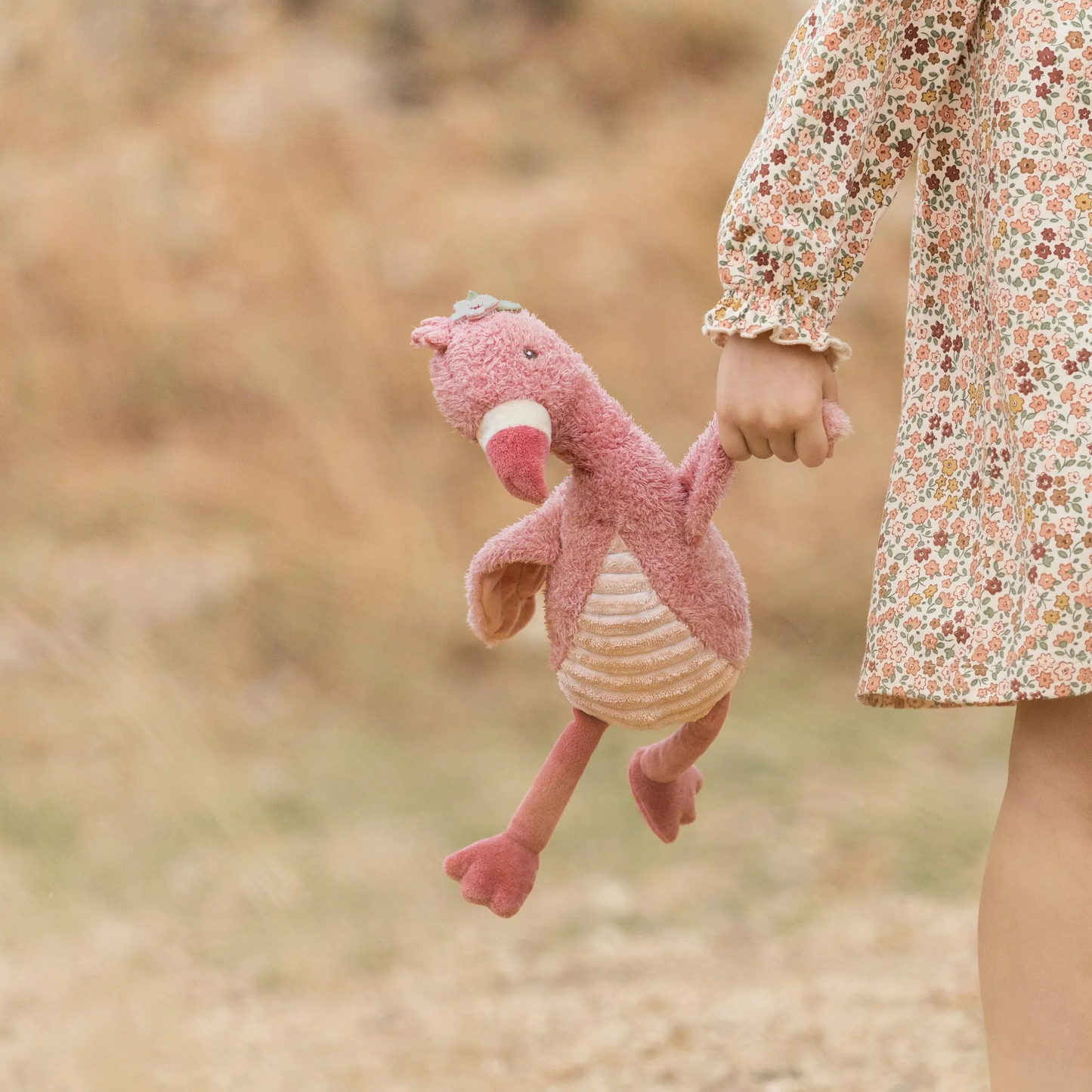 Peluche Flamant rose - Rose - 35 cm