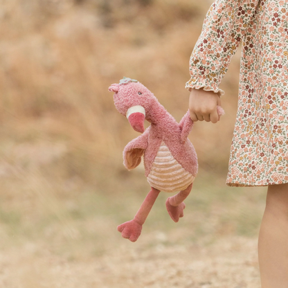 Peluche Flamant rose - Rose - 35 cm