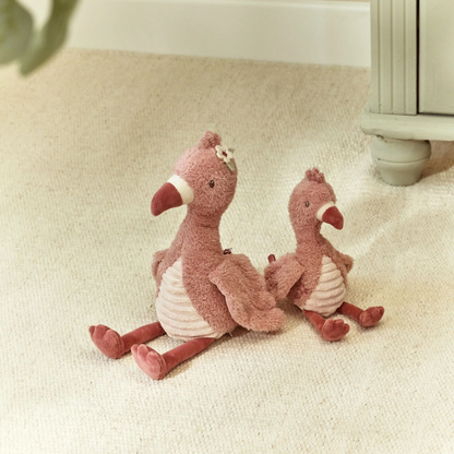 Peluche Flamant rose - Rose - 35 cm