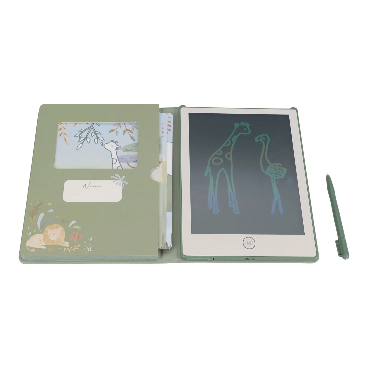 Tablette à dessin - Vert - safari friends