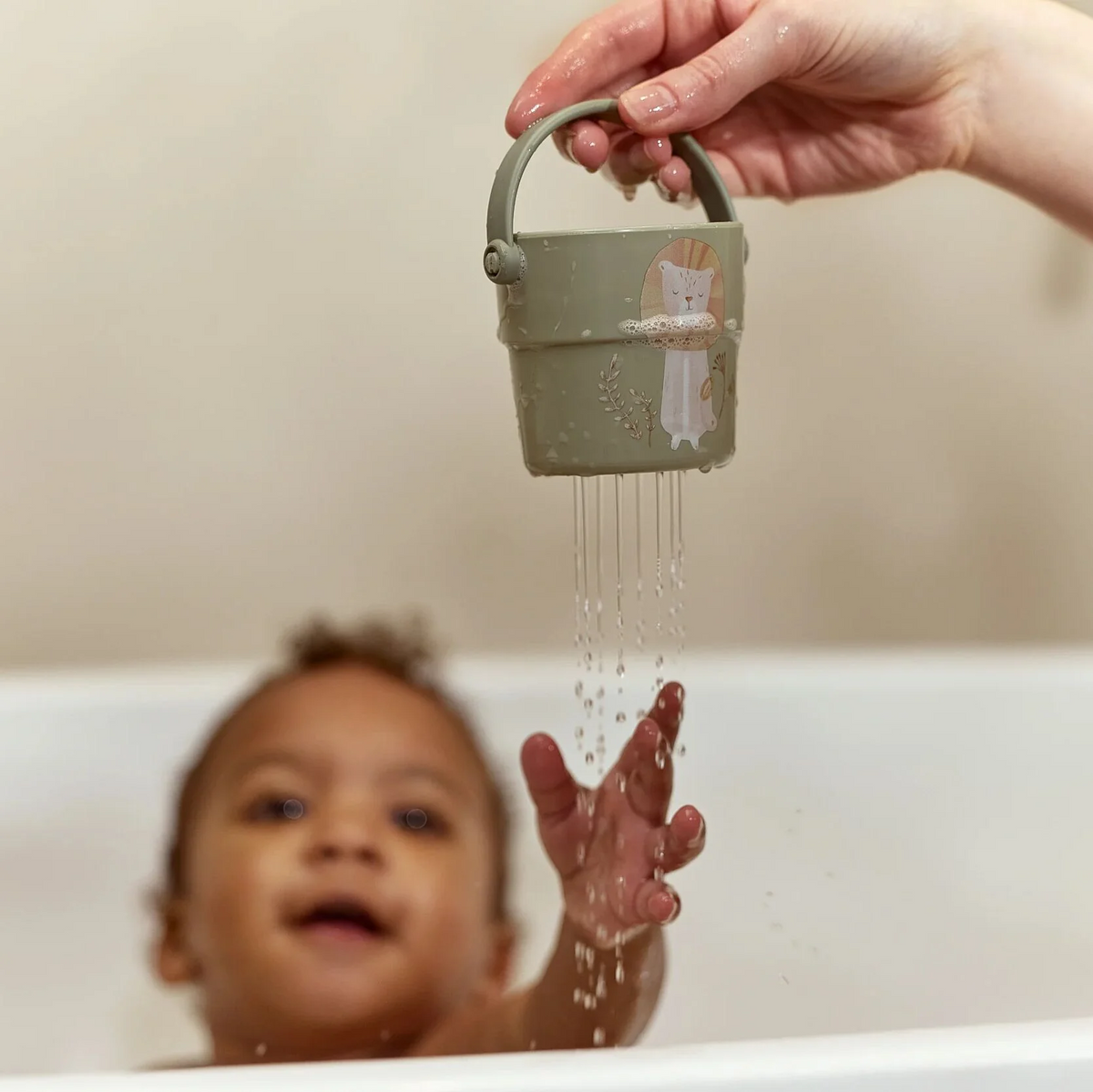 Lot de 4 gobelets de bain - Safari Friends