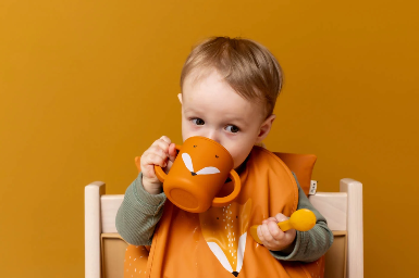 Tasse d'apprentissage en silicone - Mr.Fox