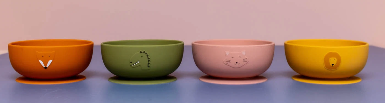 Bol en silicone avec ventouse - Mr. Lion