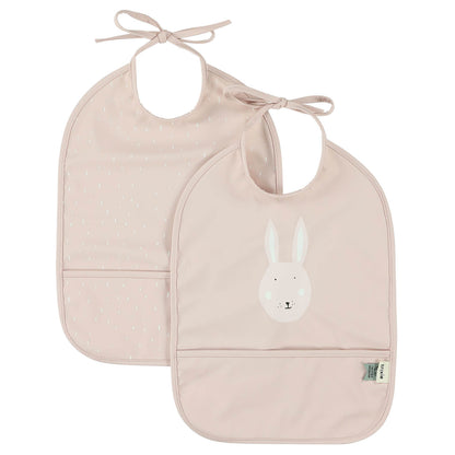 Bavoir 2 pièces imperméable - Mrs. Rabbit
